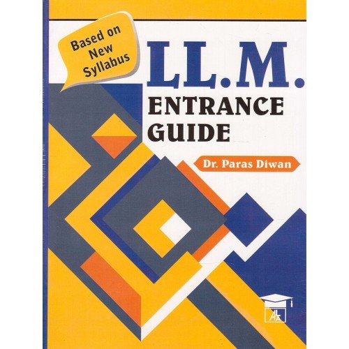 Allahabad Law Agency's LL.M. Entrance Guide By Dr. Paras Diwan 